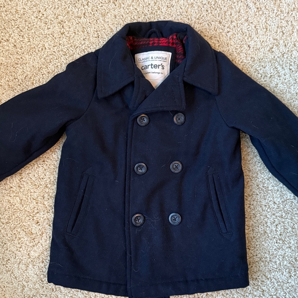 Carter's Classic Navy Peacoat